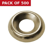 No 8 NP Screw Cup Washers - Pack of 500