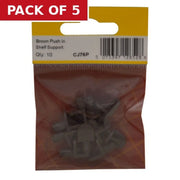 Brown Push In Shelf Support (Pack of 10) - Pack of 5