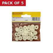 Beige Hinged Screw Covers (Pack of 20) - Pack of 5
