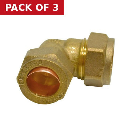 15mm Compression Elbow (Pack of 5) - Pack of 3