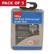 Hilka Universal Bulb Kit, 10pc - Pack of 5