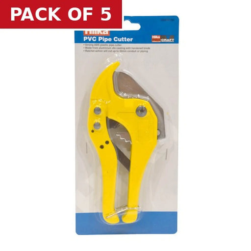 Hilka Ratchet PVC Pipe Cutter (20020100) - Pack of 5