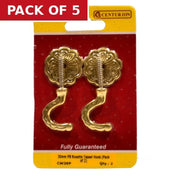 30mm PB Rosette Tassel Hook (Pack of 2) - Pack of 5