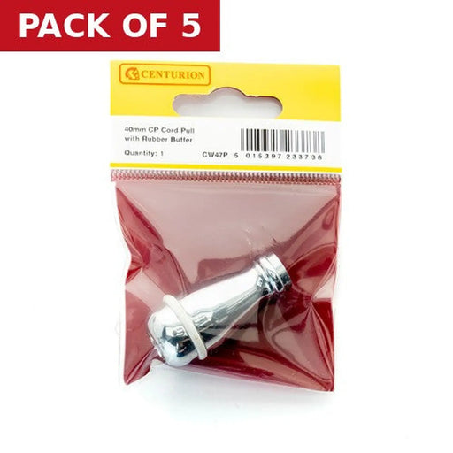 43mm CP Cord Pull With Rubber Buffer - Pack of 5