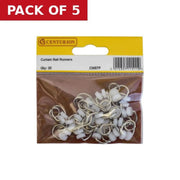 Curtain Rail Runners (Pack of 20) - Pack of 5