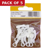 Curtain Gliders To Fit Swish Nova Delux (Pack of 10) - Pack of 5