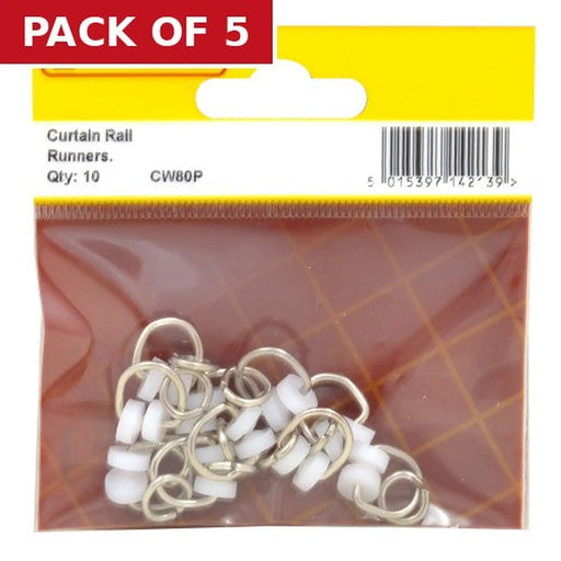 Curtain Rail Runners (Pack of 10) - Pack of 5