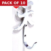 65mm x 100mm CP Chinese SCript Tassel Hook - Pack of 10