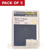 Back To Back Cable Connector - Pack of 5
