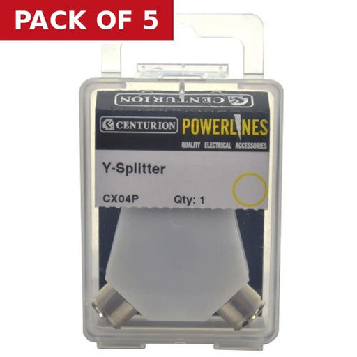 Y-Splitter Cable Connector - Pack of 5