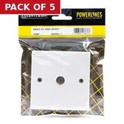 Single Coaxial Socket - Pack of 5