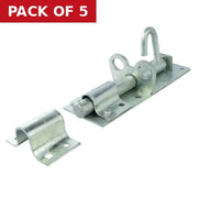 Heavy Galvanised Brenton Padbolts, 150mm - Pack of 5