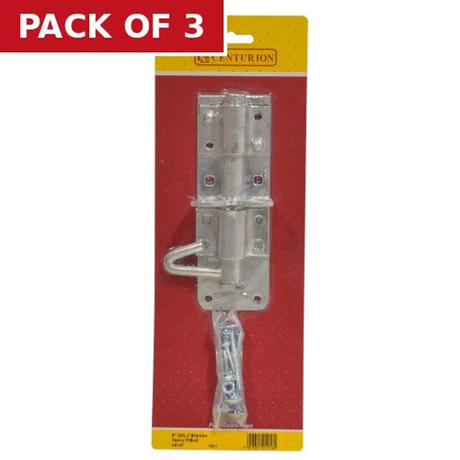 Heavy Galvanised Brenton Padbolts, 150mm - Pack of 3