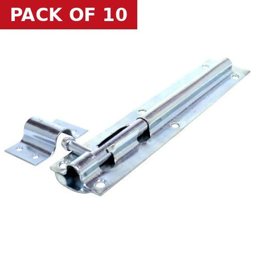 Tower Bolts, Zinc Plated, 200mm - Pack of 10