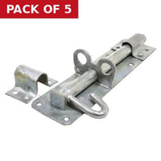 Heavy Galvanised Brenton Padbolts, 200mm - Pack of 5