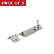 100mm (4") Galv Tower Bolt - Pack of 5