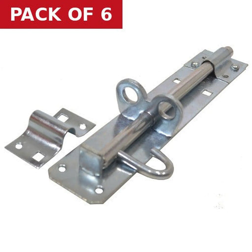 Medium Brenton Padbolts, Zinc Plated, 200mm - Pack of 6