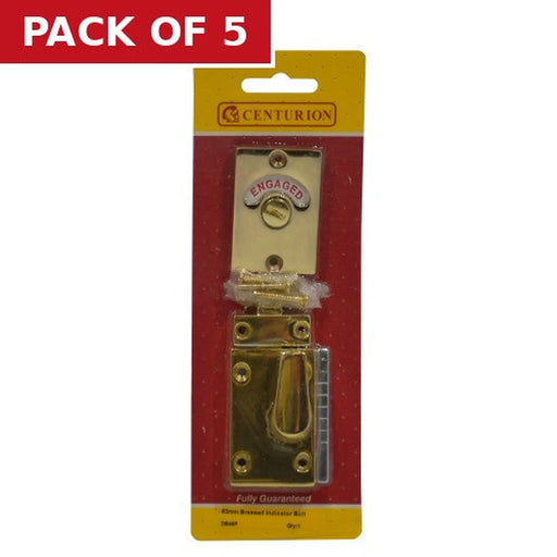 Indicator Bolts, Brassed, 63mm - Pack of 5