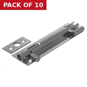 100mm x 25mm (1") CP Wide Necked Barrel Bolt - Pack of 10