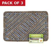Mats - Boston Brush Coir Mat (Natural) - 39cm x 57cm - Pack of 3