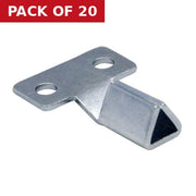 Zinc Meter Box Key-EA03L - Pack of 20