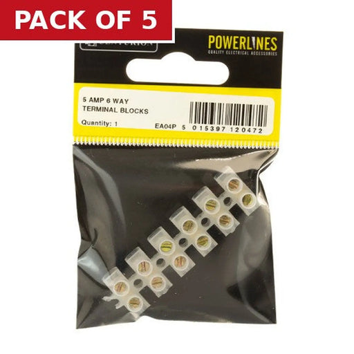 5 Amp Terminal Block - Pack of 5