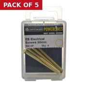 M3.5 x 50mm EB Electrical Screws - Pack of 5
