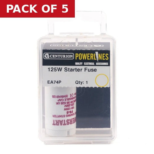 125W (8ft Tube) Starter Fuse-EA74P - Pack of 5