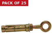 M6 Expanding Eye Bolts - Pack of 25