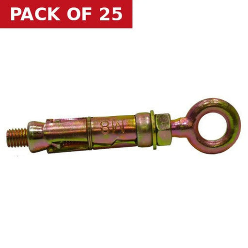 M8 Expanding Eye Bolts - Pack of 25