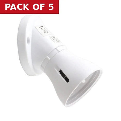 Angled Bayonet Lamp Holder - Pack of 5