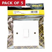 10 Amp Single 2 Way Wall Switch - Pack of 5