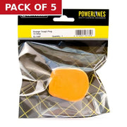 Orange 13 Amp Tough Plug - Pack of 5