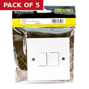 10 Amp Double 2 Way Wall Switch - Pack of 5