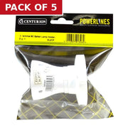 3 Terminal BC Batten Lamp Holder - Pack of 5