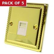 Georgian Triple Switch -White Switch - Pack of 5