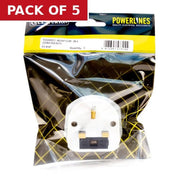 Travel Adaptor, All Continents - Pack of 5