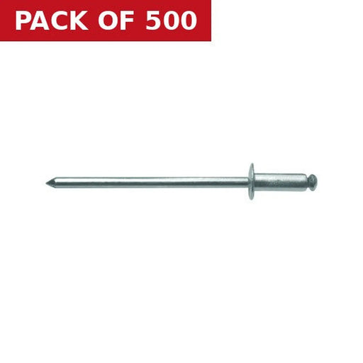 4.8mm x 12.6mm Domed Blind Rivets  (500)