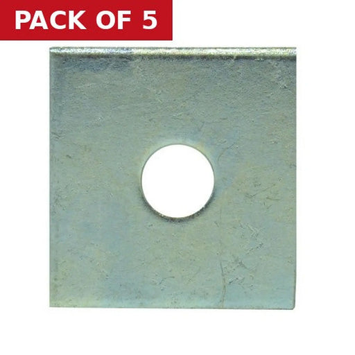 50mm x 50mm x 12mm  ZP Square Plate Repair Washers (Pack of 4) - Pack of 5