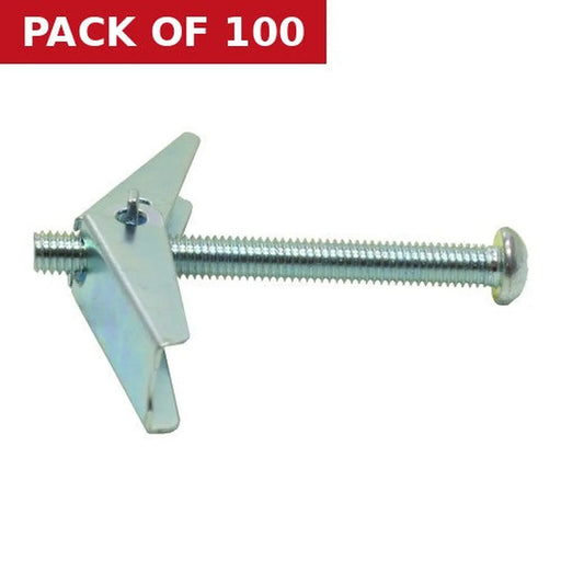 M5 x 50mm ZP Cavity Toggle Bolt   (100)