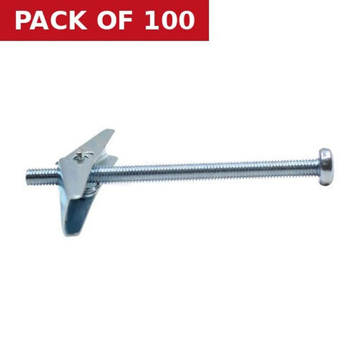 M5 x 75mm ZP Cavity Toggle Bolt  (100)