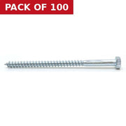 M6 x 100mm ZP Coach Screws   (100)
