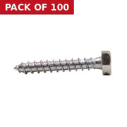 M8 x 50mm ZP Coach Screws   (100)