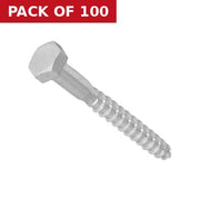 M10 x 70mm ZP Coach Screws   (100)
