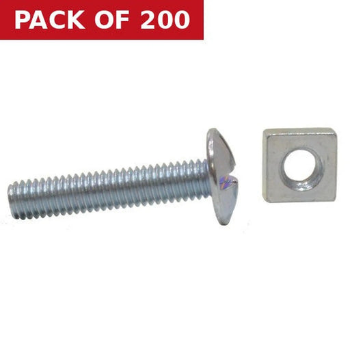 M6 x 30mm ZP Roofing Bolts   (200)