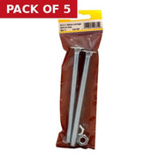 M10 x 150mm ZP Small Carriage Bolts & Nuts (Pack of 2) - Pack of 5