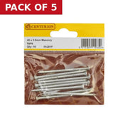 40mm Masonry Nails  (Pack of 16) - Pack of 5