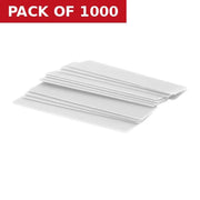 3mm x 28mm x 100mm White Flat Packers  (1000)