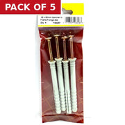 M8 x 80mm Hammer In Frame Fixings 4pk - Pack of 5