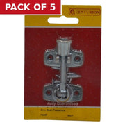 58mm ZP Die Cast Sash Window Fastener Screw Type - Pack of 5